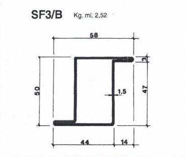 SERRAMENTO SF3/B E235+CR1S2 DECAPATO