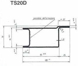 SERRAMENTO TS20D SP1,8 E220+CR2S2 DECAPATO