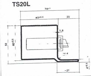 SERRAMENTO TS20L SP1,8 E220+CR2S2 DECAPATO