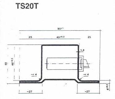 SERRAMENTO TS20T SP1,8 E220+CR2S2 DECAPATO