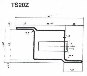 SERRAMENTO TS20Z SP1,8 E220+CR2S2 DECAPATO